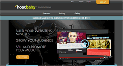 Desktop Screenshot of hostbaby.com